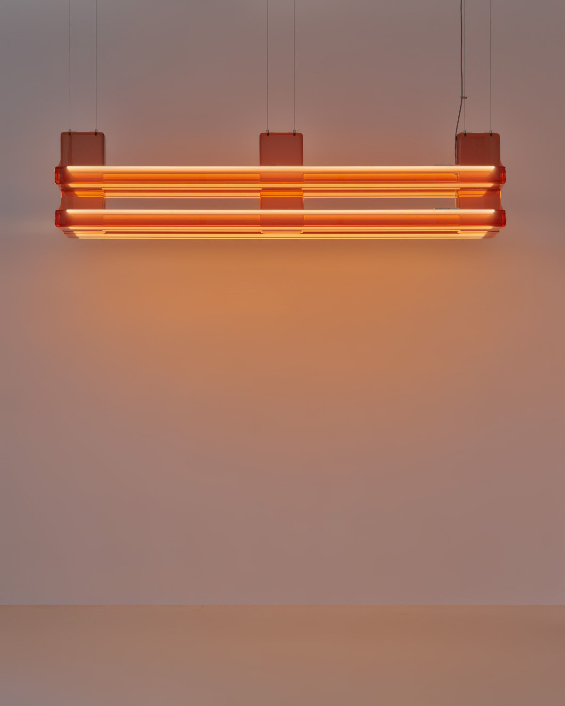 44 - Empyrean 02, 2024. Polymer resin, aluminium, 24V led. Dimensions: 45 x 38 x 200 cm.